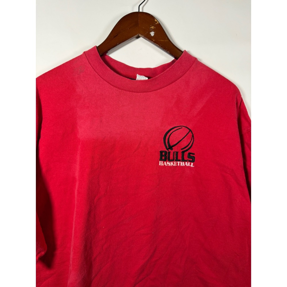 Vintage‎ Chicago Bulls Basketball Graphic T Shirt Red Men's Size XXLarge